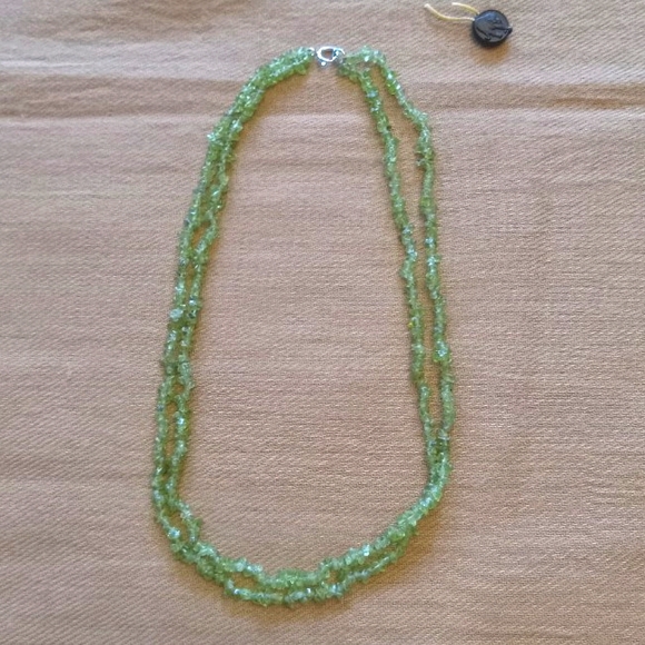 Effy Green Peridot Double Strand Necklace - Picture 1 of 8